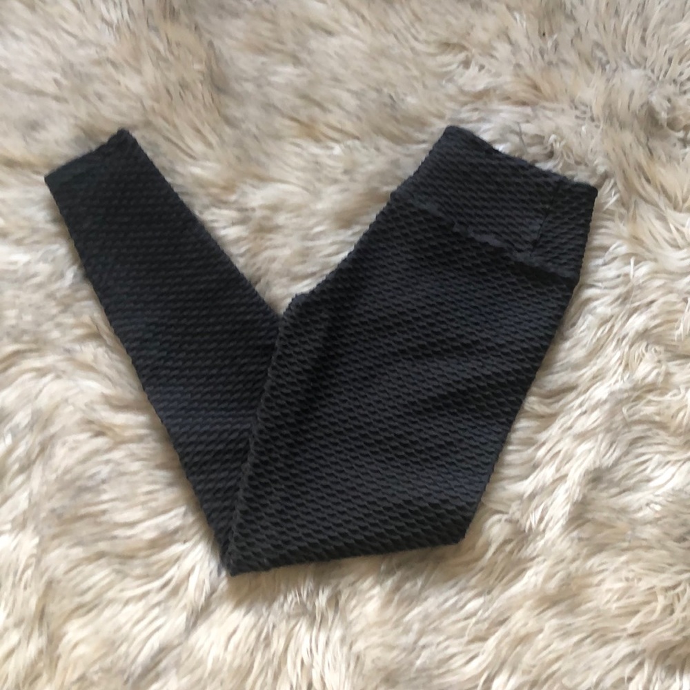 Booty by Brabants croco skin dark grey leggings